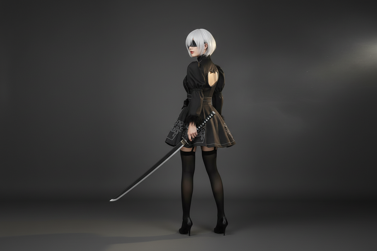 My 2B Cosplay Comfort Test – Wearing It All Day at a Convention