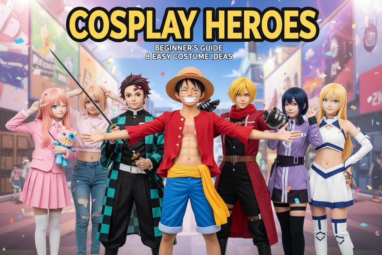 8 Easy Anime Cosplay Ideas for Beginners in 2026