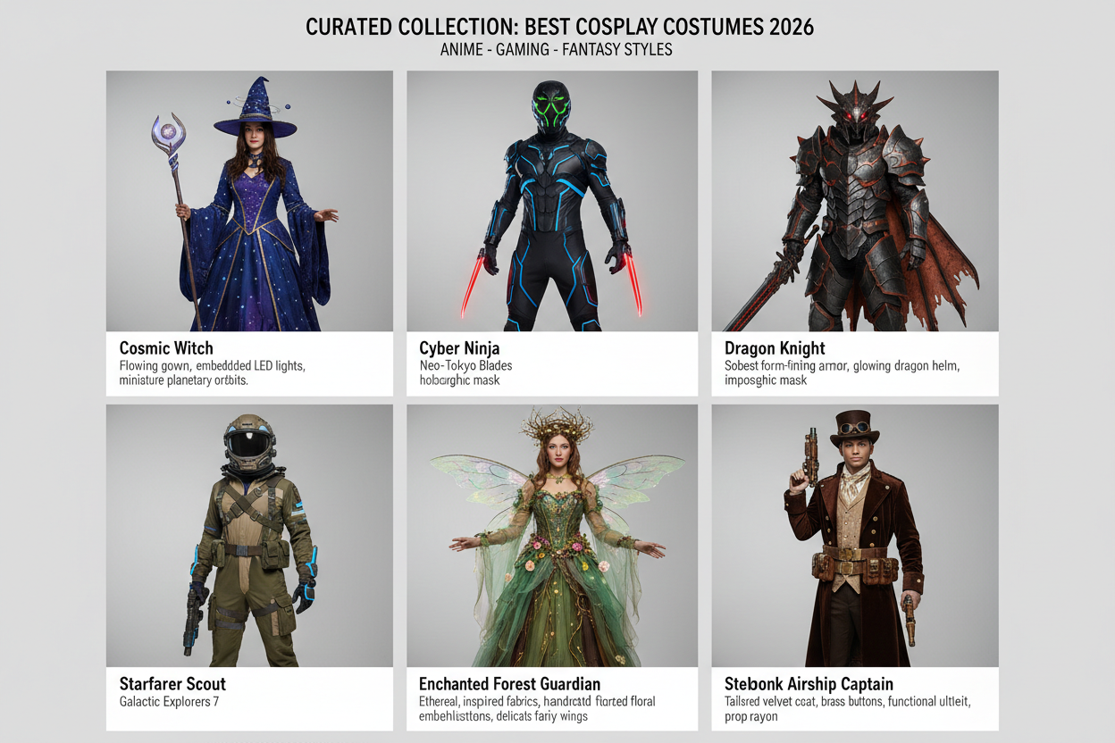 Best Cosplay Costumes to Buy in 2026: Anime Girl, Gaming & Fantasy Styles