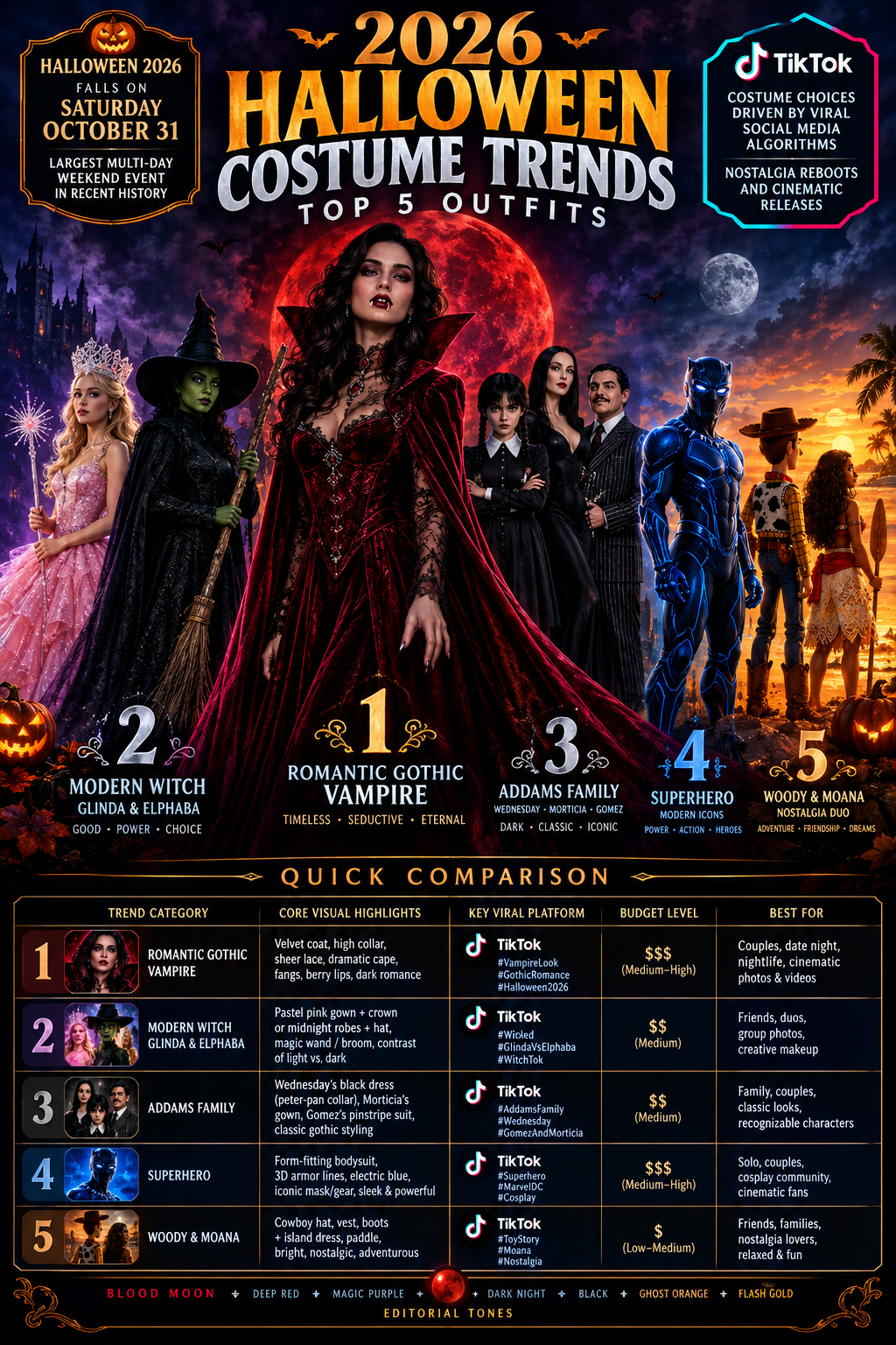 2026 Halloween Costume Trends: Top 5 Outfits Predicted by TikTok & Industry Experts