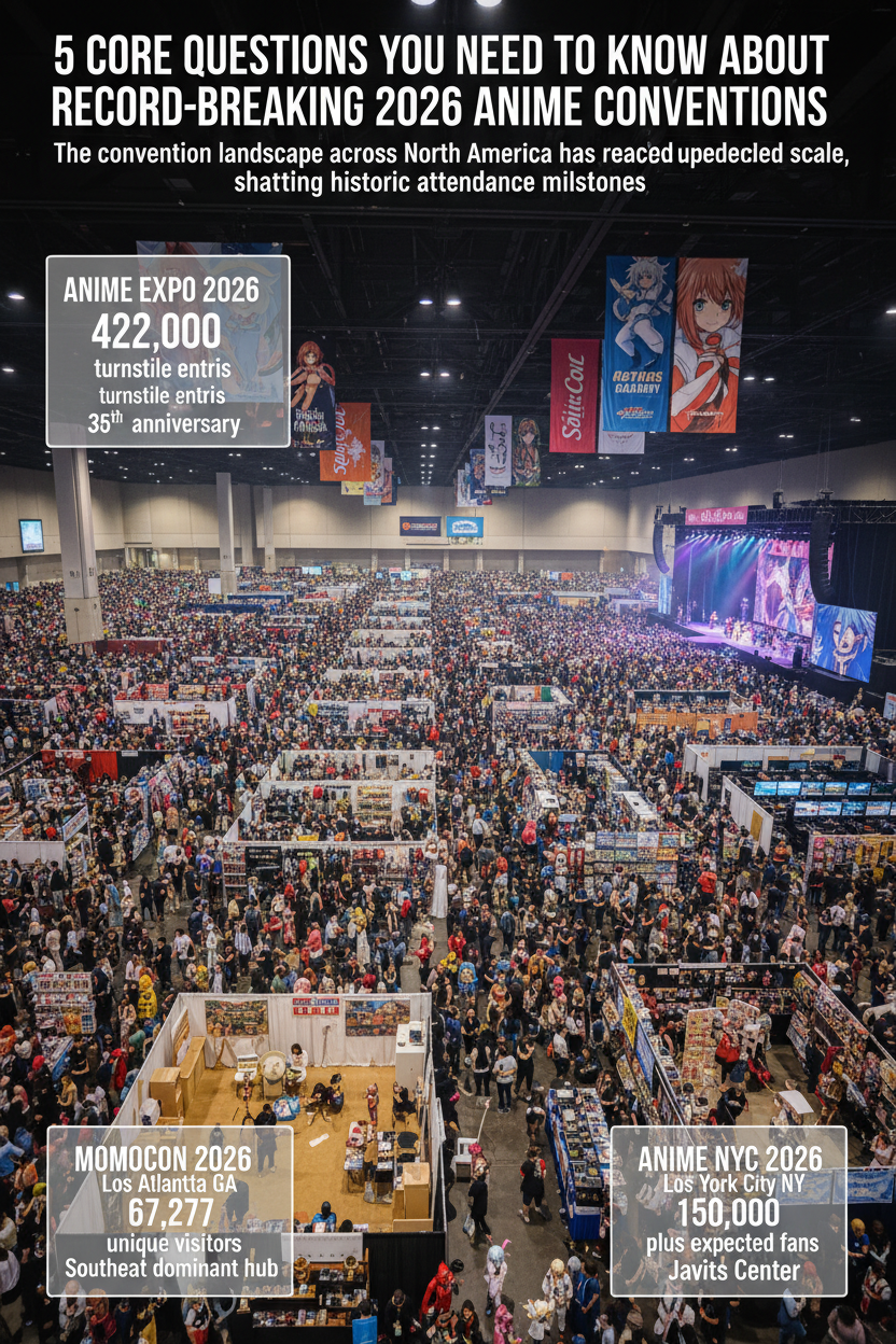 5 Core Questions You Need to Know About the Record-Breaking 2026 US Anime Conventions
