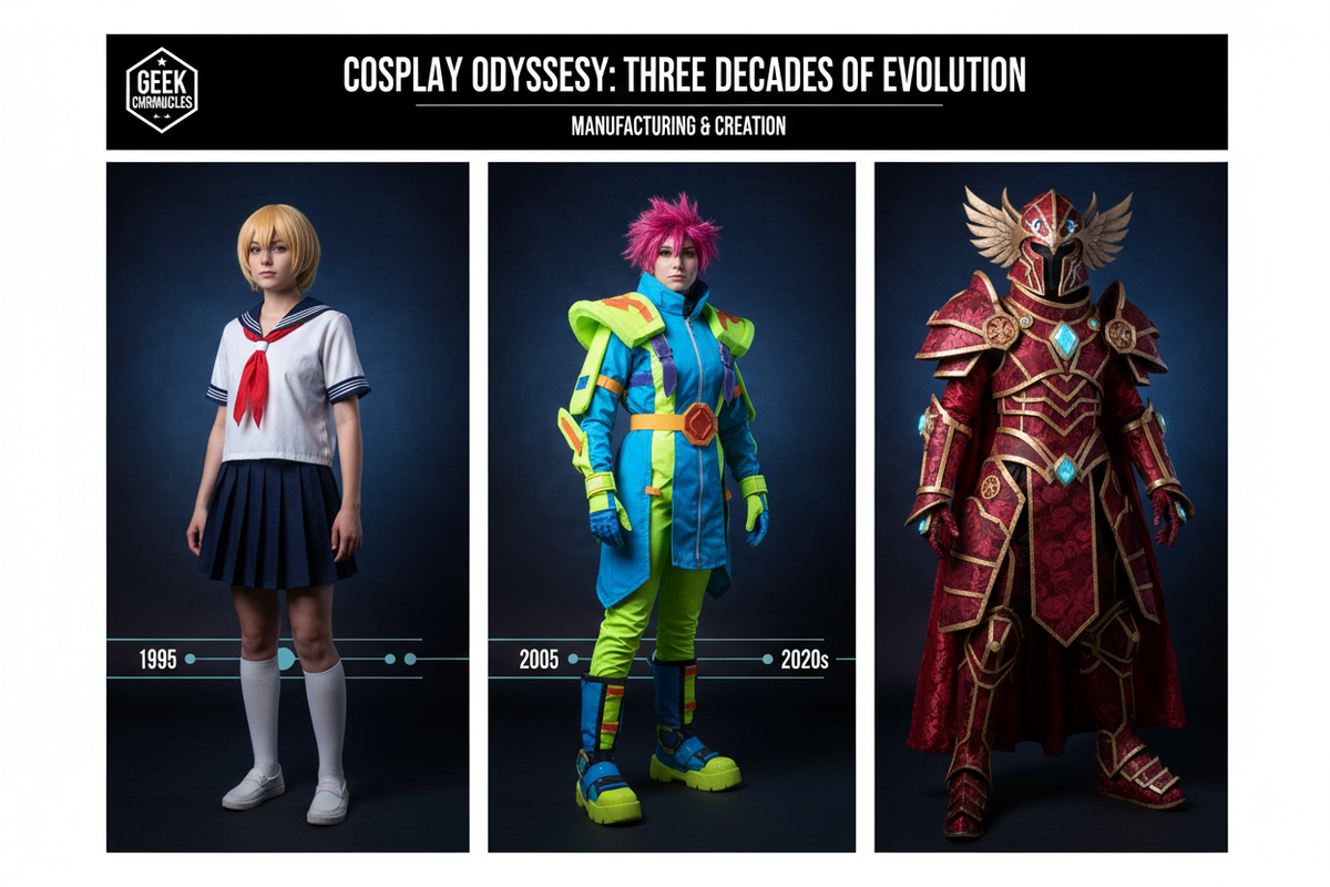 3 Decades of Evolution: A Breakdown of Professional Cosplay Costume Manufacturing Eras