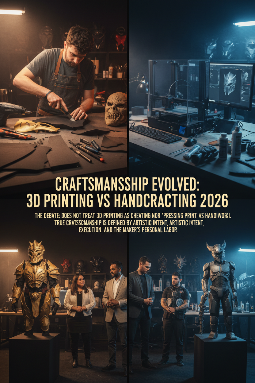3D Printing vs. Traditional Handcrafting in Cosplay: 2026 Craftsmanship & Judging Guide