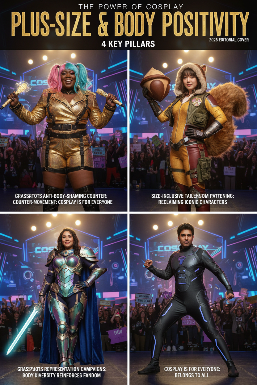 4 Key Pillars of Plus-Size Cosplay and Body Positivity in 2026