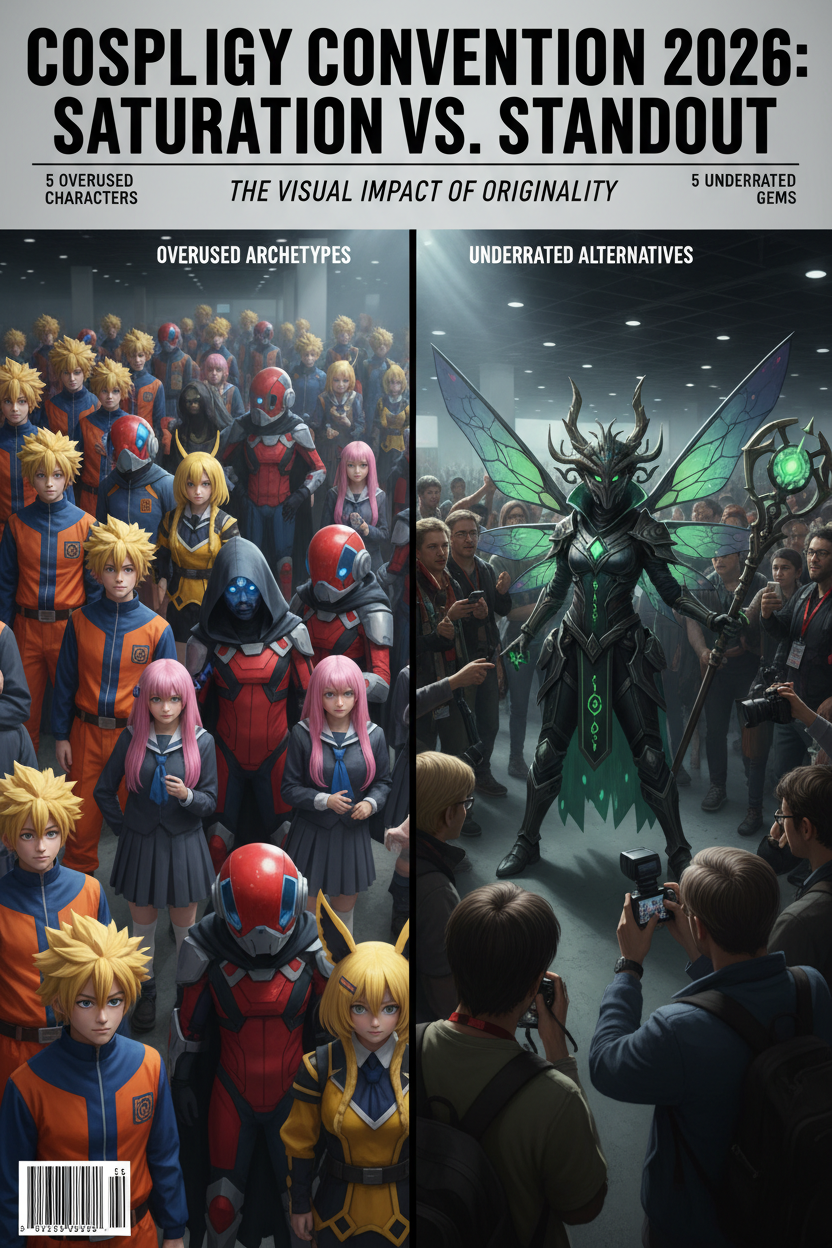 5 Overused Cosplay Character Archetypes in 2026 & Their Underrated Alternatives