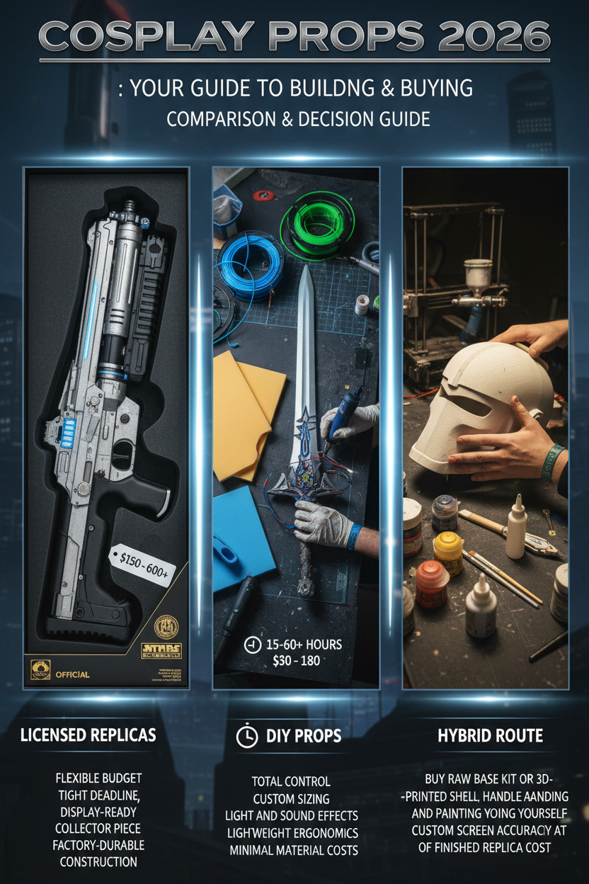 DIY vs. Licensed Cosplay Props: 2026 Comparison & Decision Guide