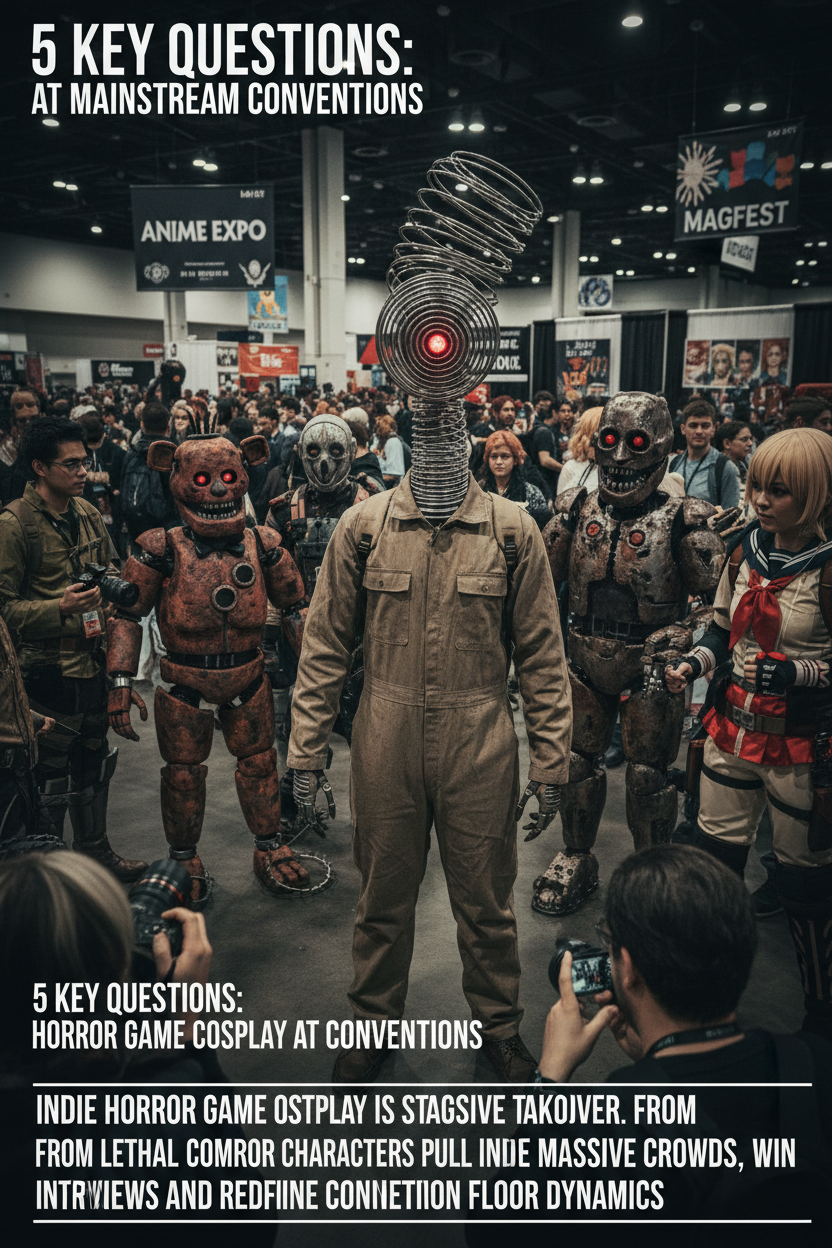5 Key Questions You Need to Know About Indie Horror Game Cosplay at Mainstream Conventions