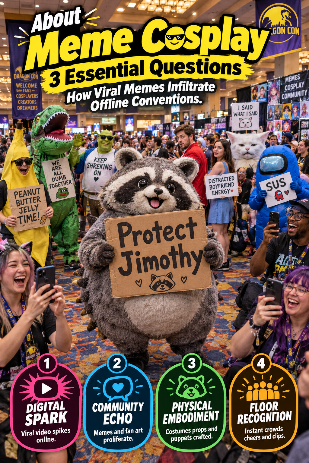 About Meme Cosplay: 3 Essential Questions Answered on How Viral Memes Infiltrate Offline Conventions