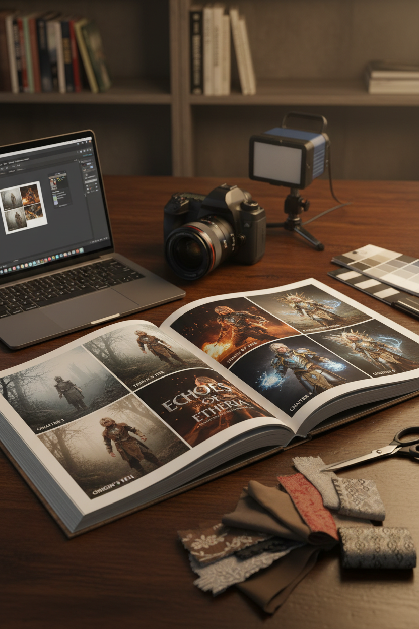 How to Create a Narrative Cosplay Photobook in 4 Steps