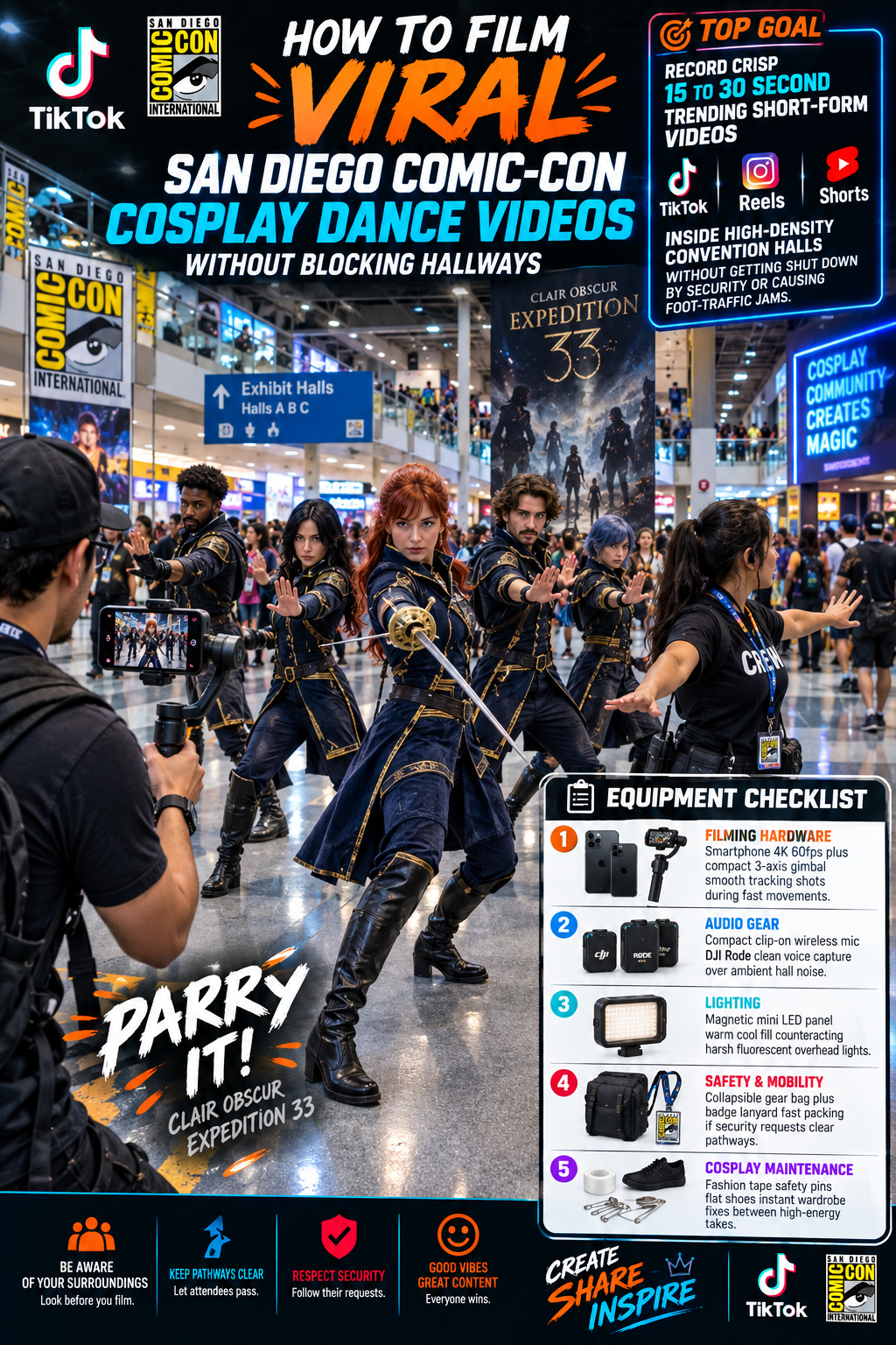 How to Film Viral San Diego Comic-Con Cosplay Dance Videos (Without Blocking Hallways)