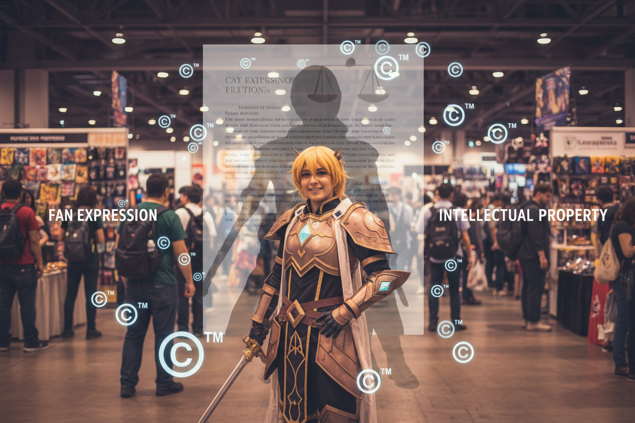 Is Cosplay Illegal? The Real Legal Gray Area Behind Copyright, Trademark, and Cease-and-Desist Letters