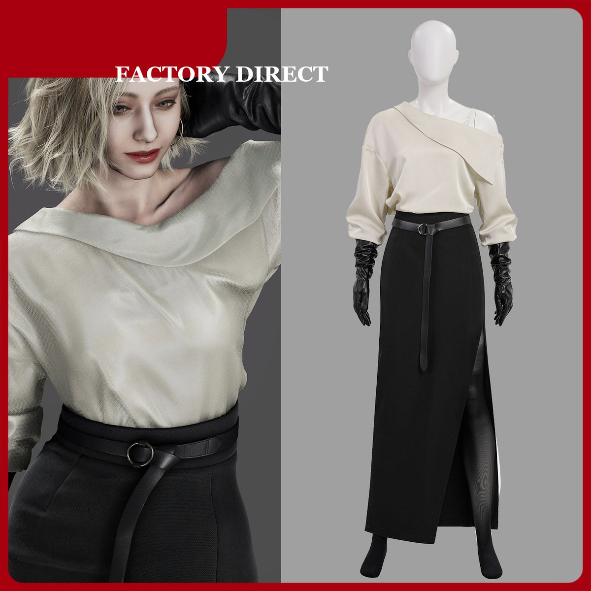 Resident Evil Style Cosplay Costume Grace Ashcroft Costume