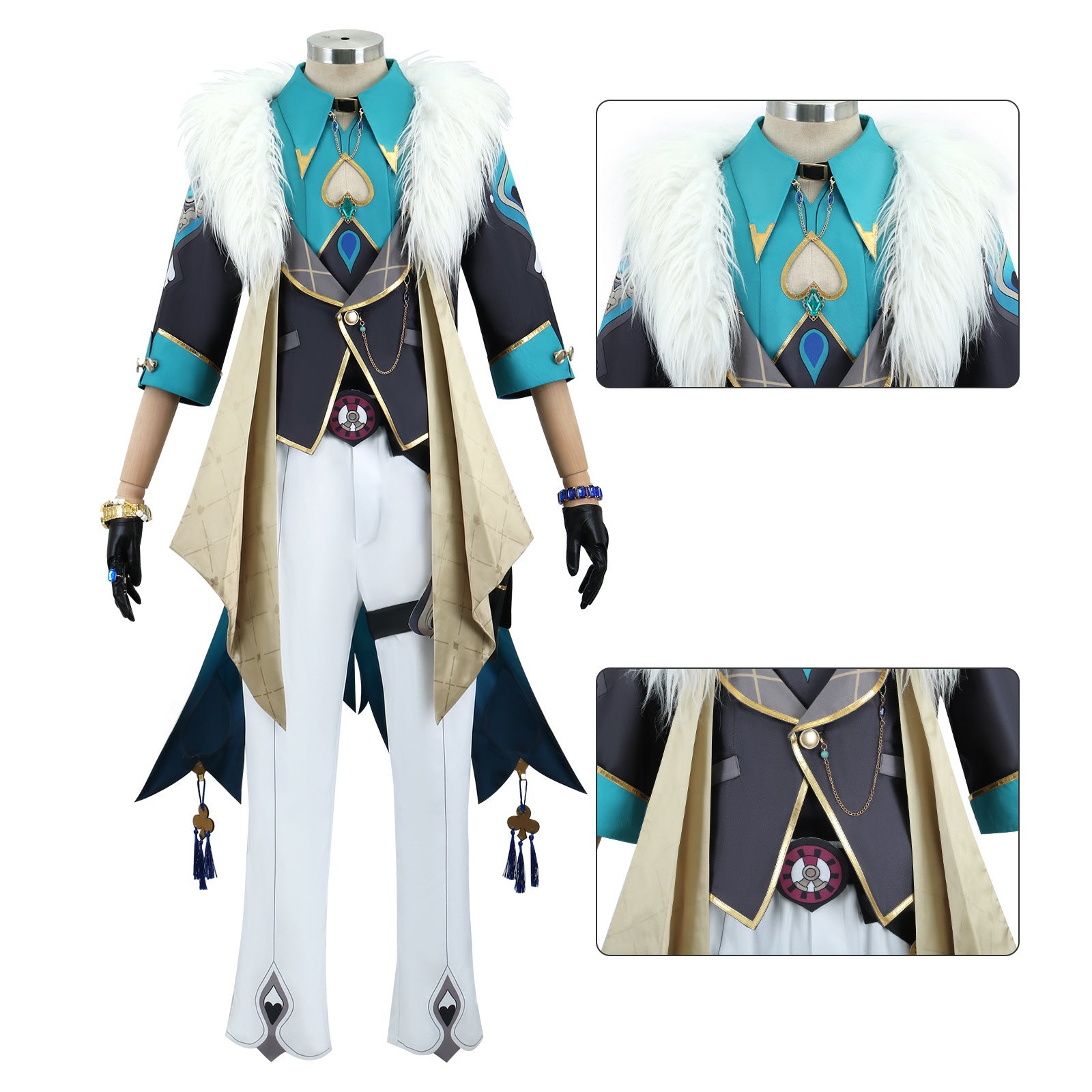 Honkai: Star Rail Style Costume Cosplay Sand Gold Cosplay Costume