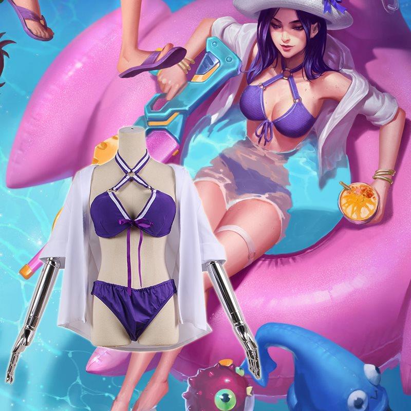 Pool Party Sharpshooter Cosplay Costume - Summer Beach Theme Outfit