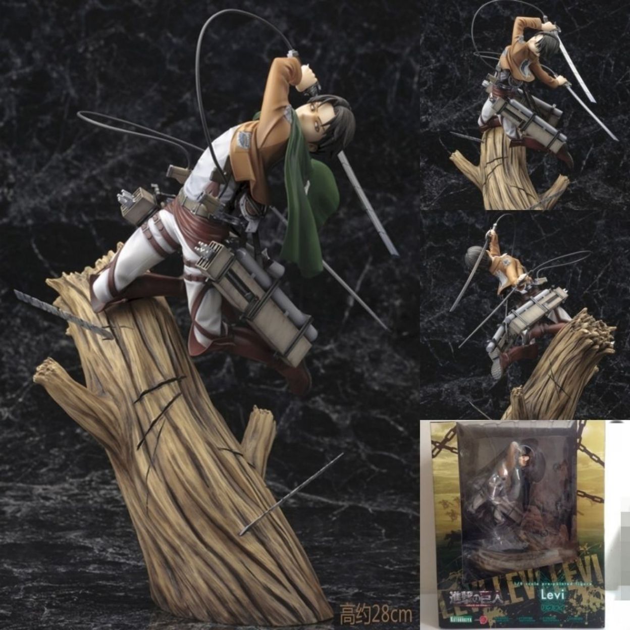 Attack on Titan Captain Levi Ackerman Premium Action Figure - Collectible Statue