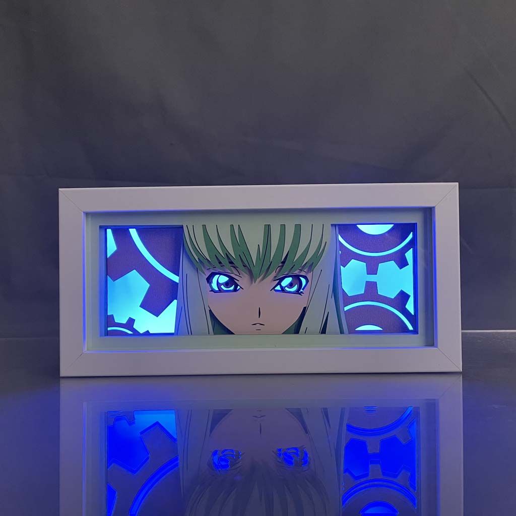 CODE GEASS Lelouch of the Rebelli on Remote Control Colorful Night Light C.C.
