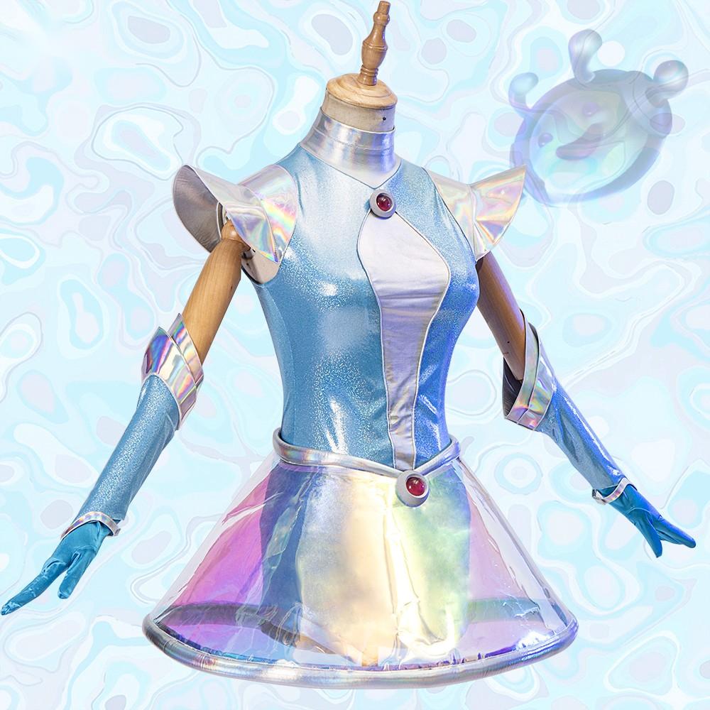 Space Groove Lady of Light Cosplay Costume - Cosmic Disco Mage Outfit