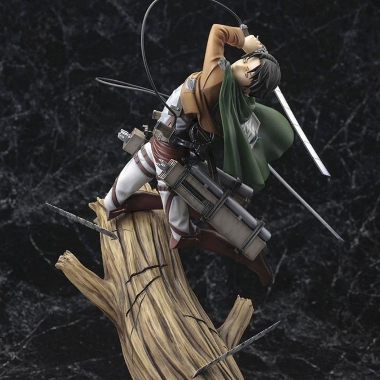 Attack on Titan Captain Levi Ackerman Premium Action Figure - Collectible Statue