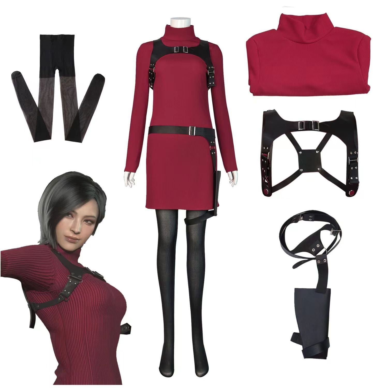 Resident Evil Cosplay Costume Ada Wong Costume