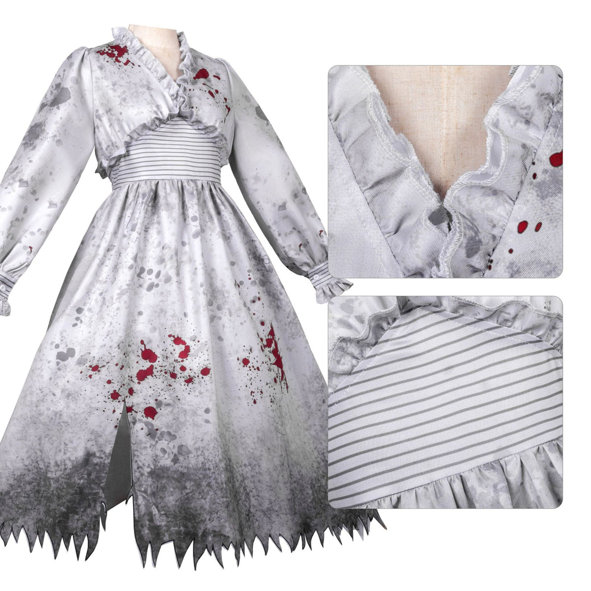 Resident Evil Style Cosplay Costume Zombie Sisters Costume