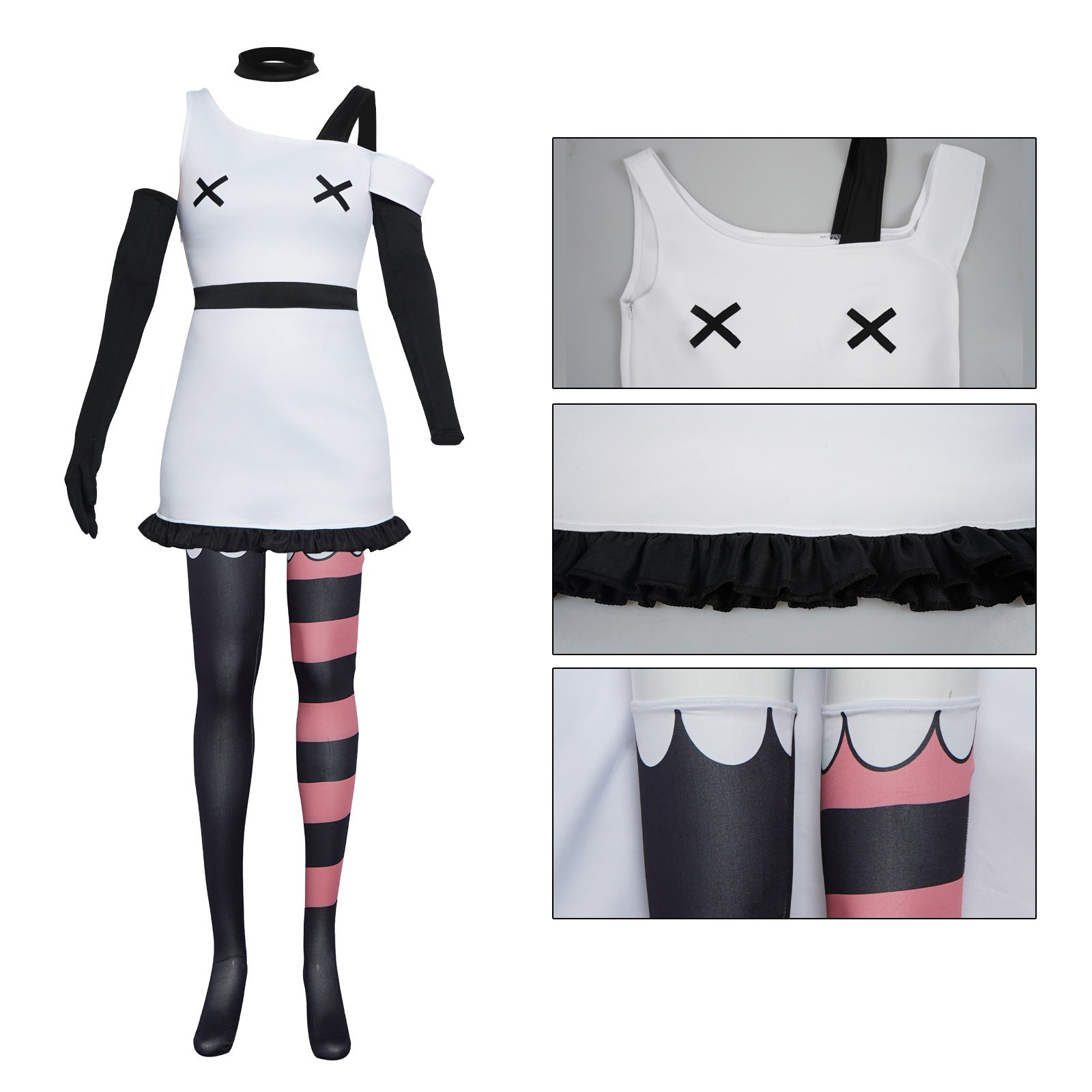 Hazbin Hotel Style Costume Cosplay Vaggie Cosplay Costume
