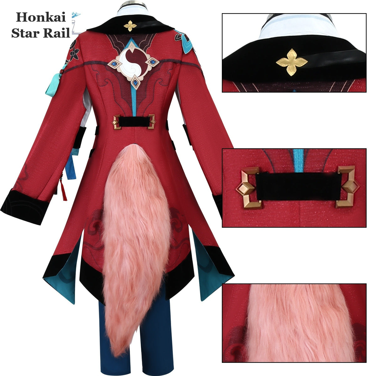 Honkai: Star Rail Style Costume Cosplay Jiaoqiu Cosplay Costume