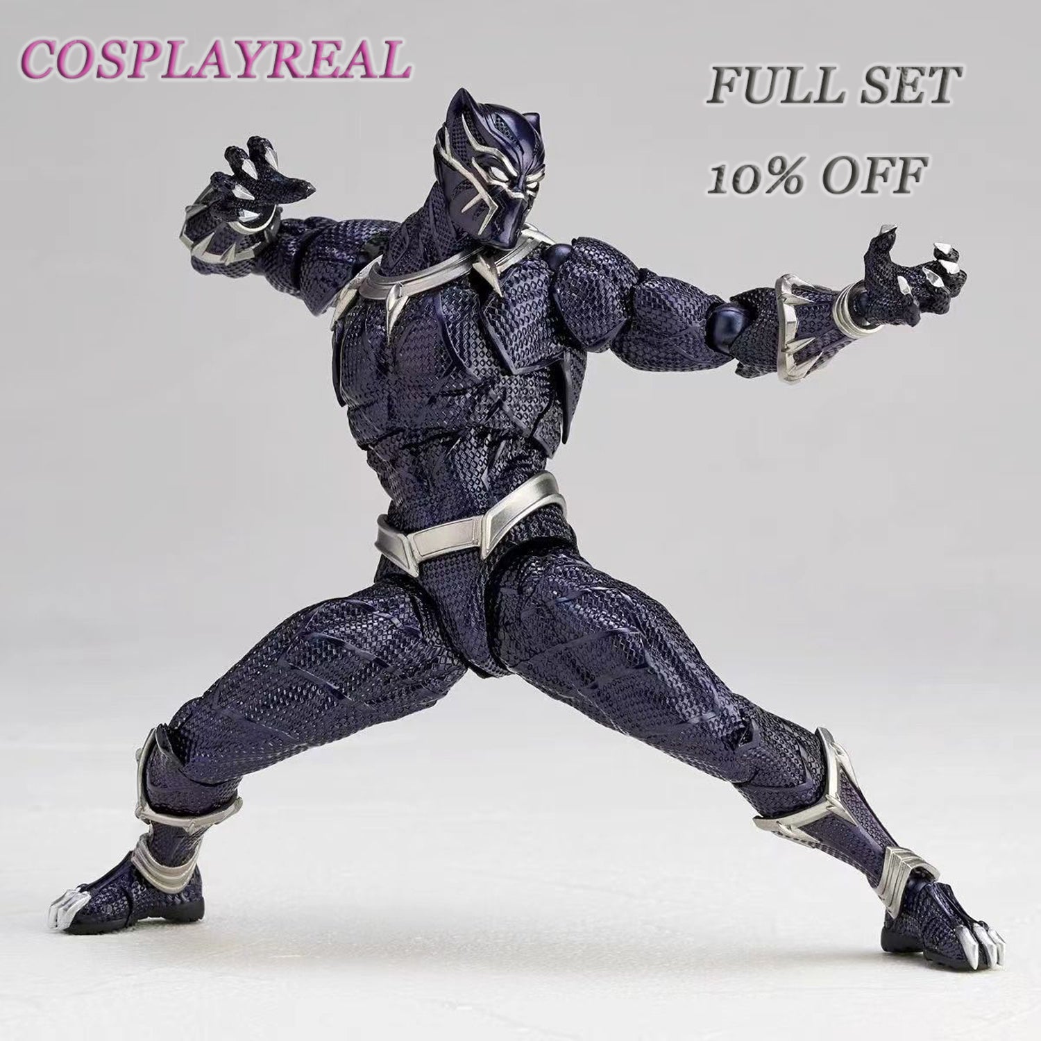 Marvel Avengers Black Panther Action Figure - Wakanda Forever Collectible