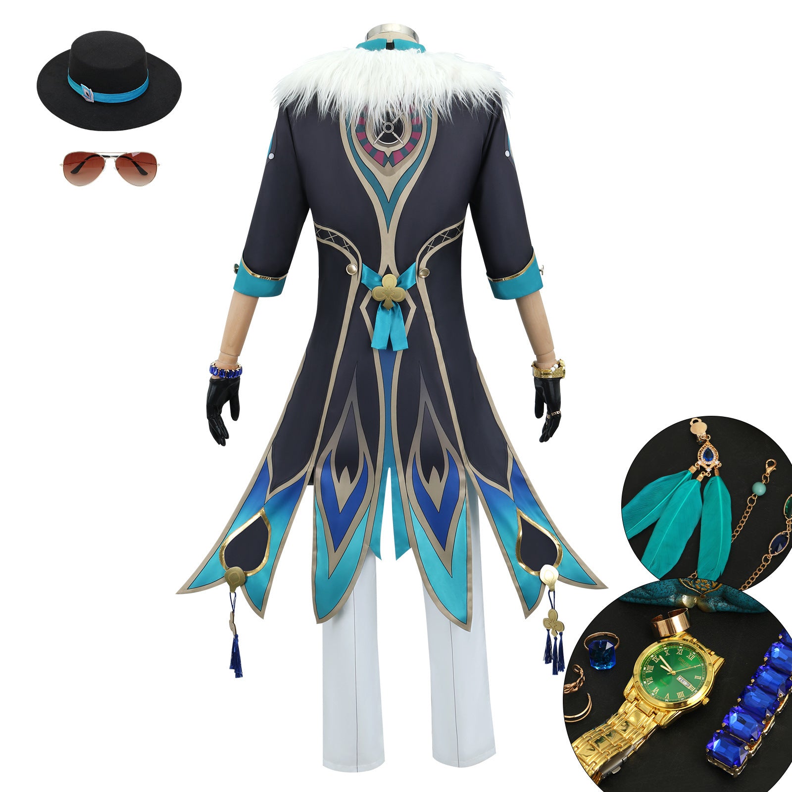 Honkai: Star Rail Style Costume Cosplay Sand Gold Cosplay Costume