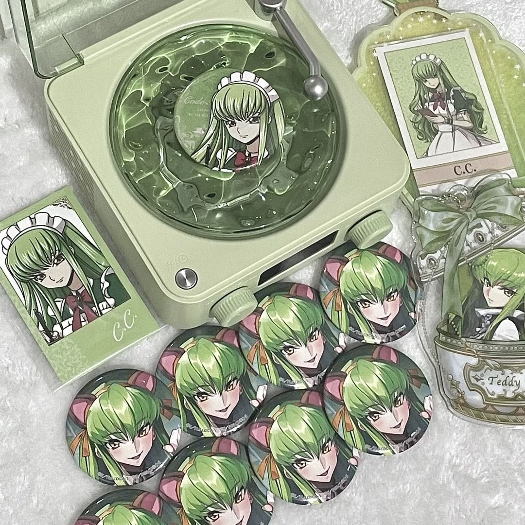 CODE GEASS Lelouch of the Rebellion Badge Brooch C.C.