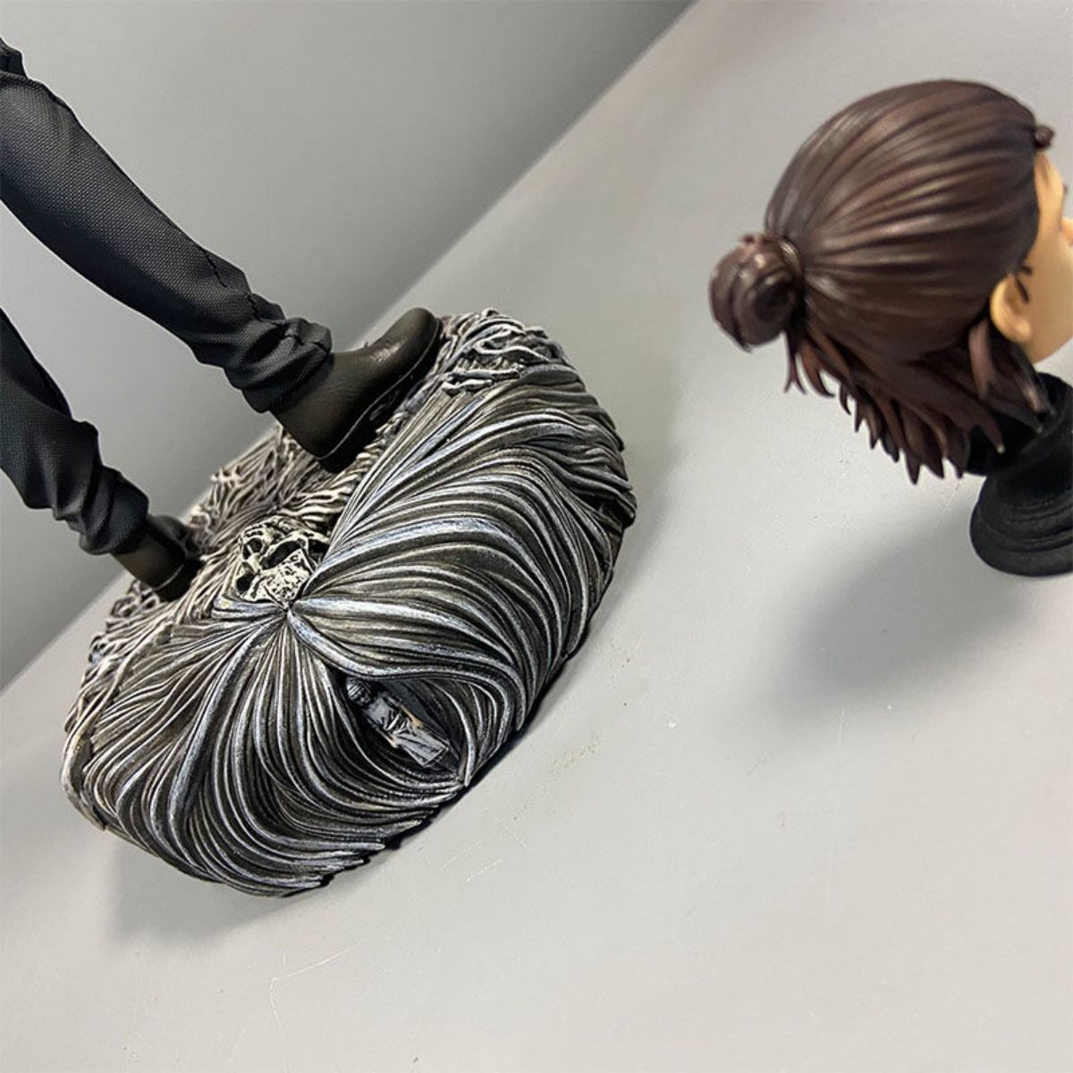 Attack on Titan Eren Double Head Sculpture - Premium Anime Figure Model