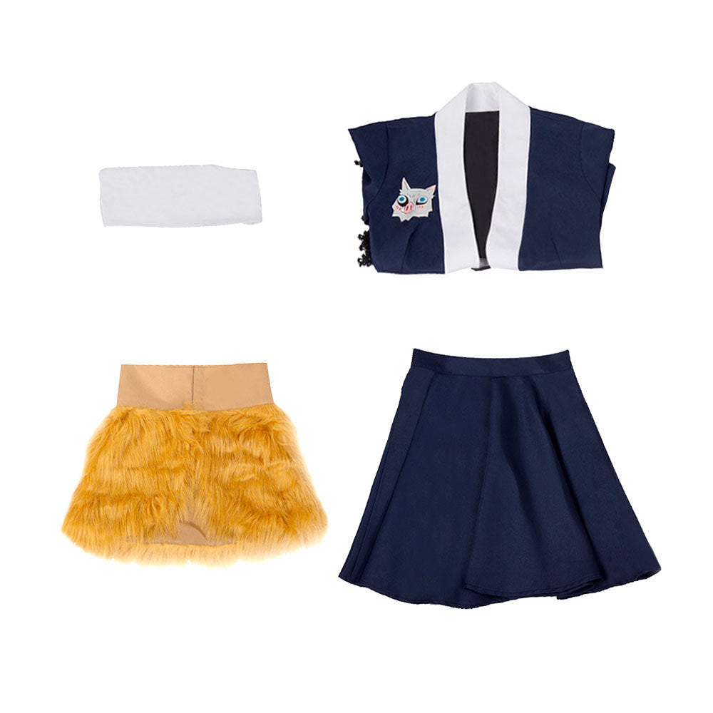 Demon Slayer Style Costume Cosplay Inosuke Hashibira Cosplay Costume