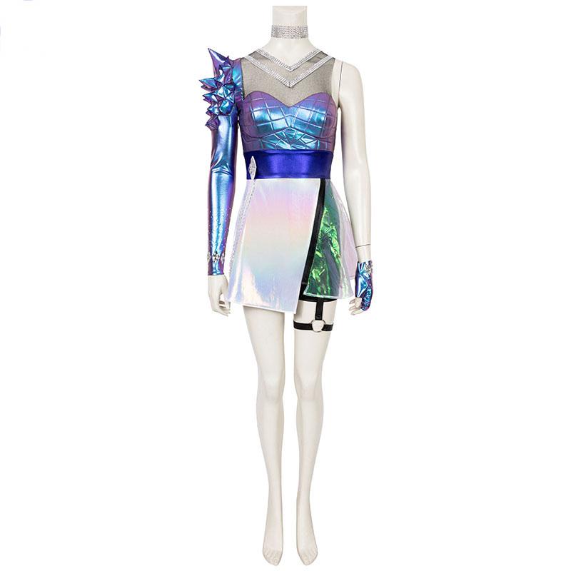 K/DA Nine-Tailed Fox Pop Star Cosplay Costume - Virtual Idol Group Outfit