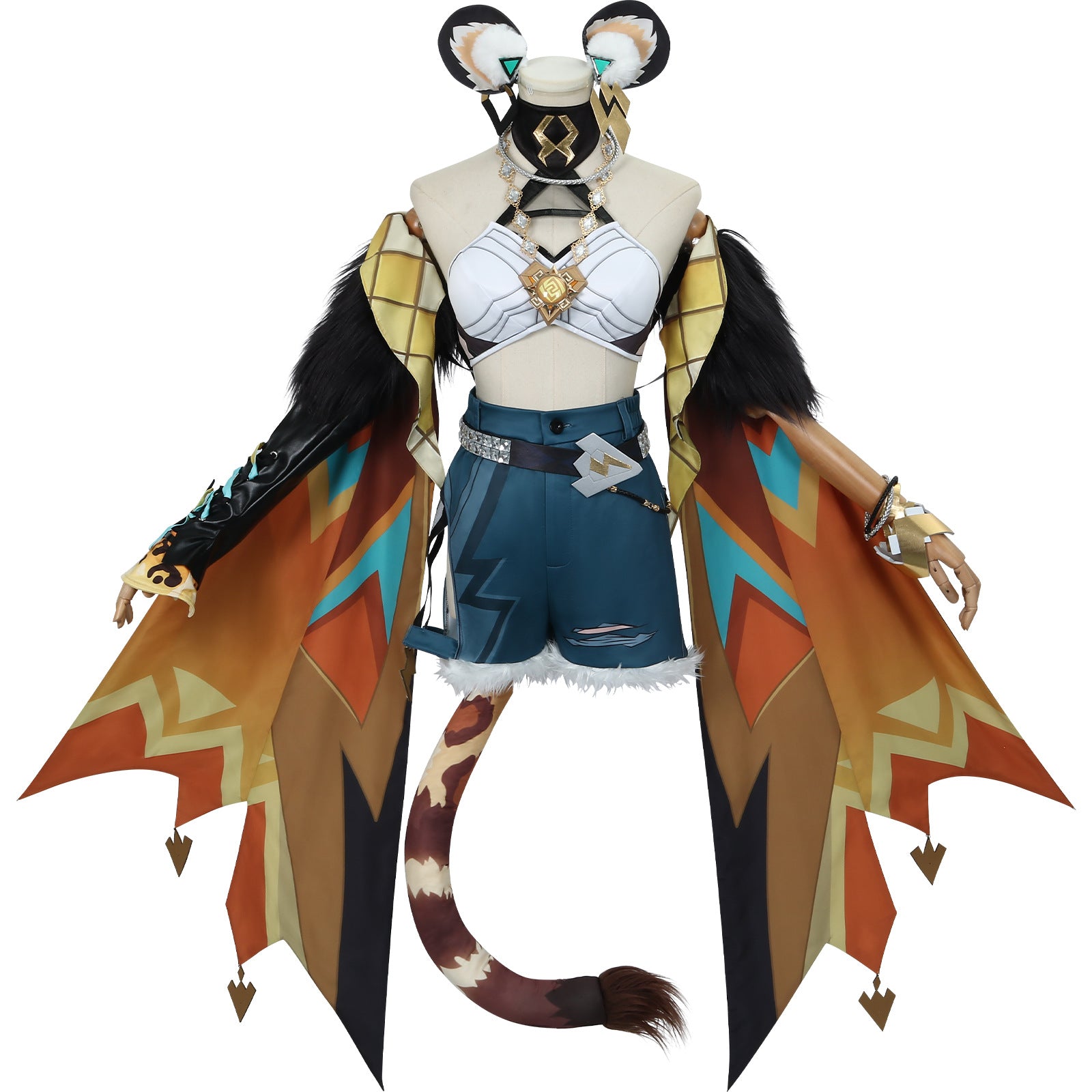 Genshin Impact Style Costume Cosplay Xilonen Cosplay Costume
