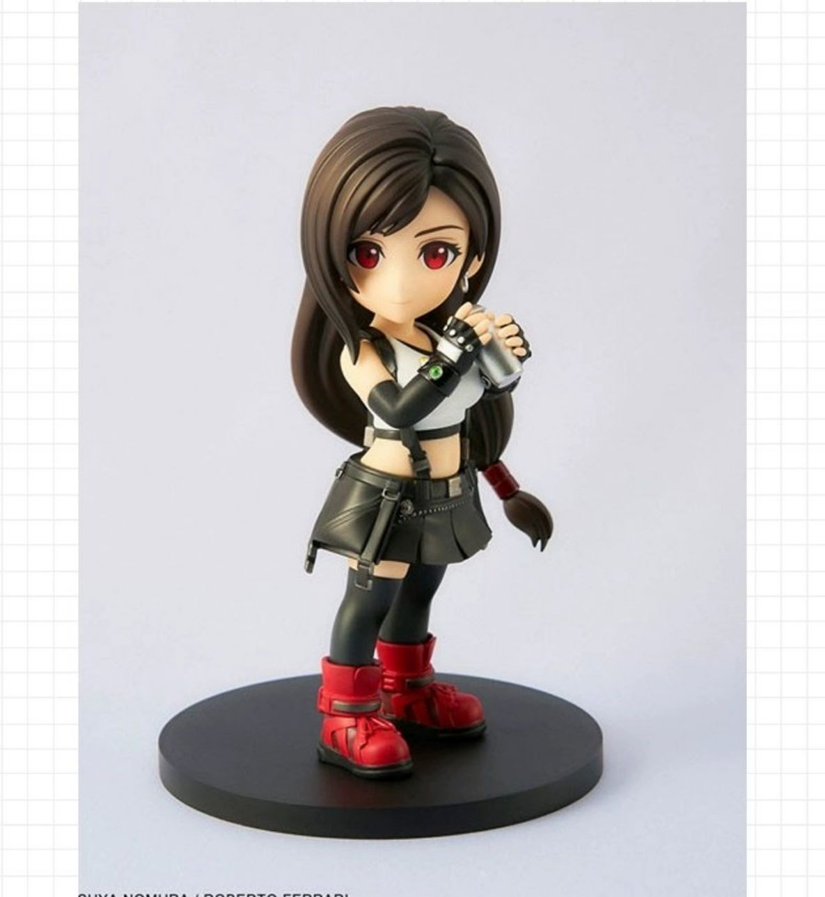 Final Fantasy VII Tifa Lockhart Q Version Chibi Figure - Cute Gaming Collectible