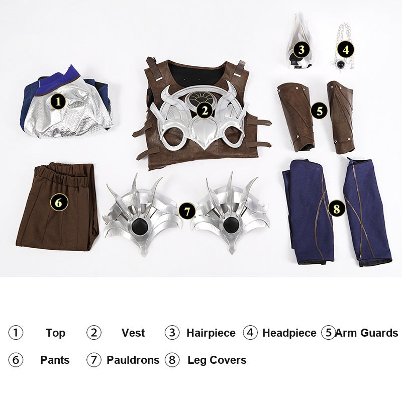Baldur's Gate Style Costume Cosplay Shadowheart Cosplay Costume