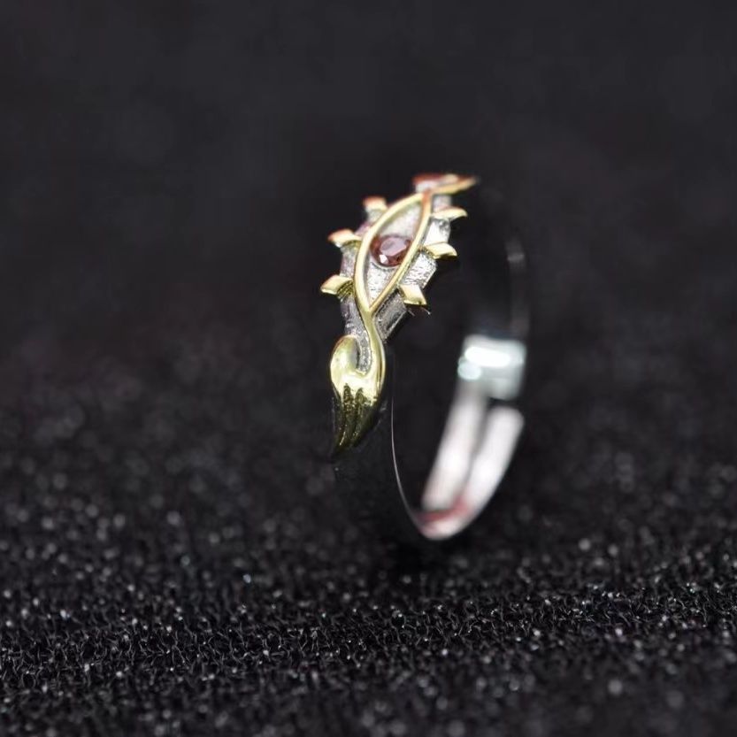 CODE GEASS Lelouch of the Rebellion Royal Ring - Geass Symbol Cosplay Accessory