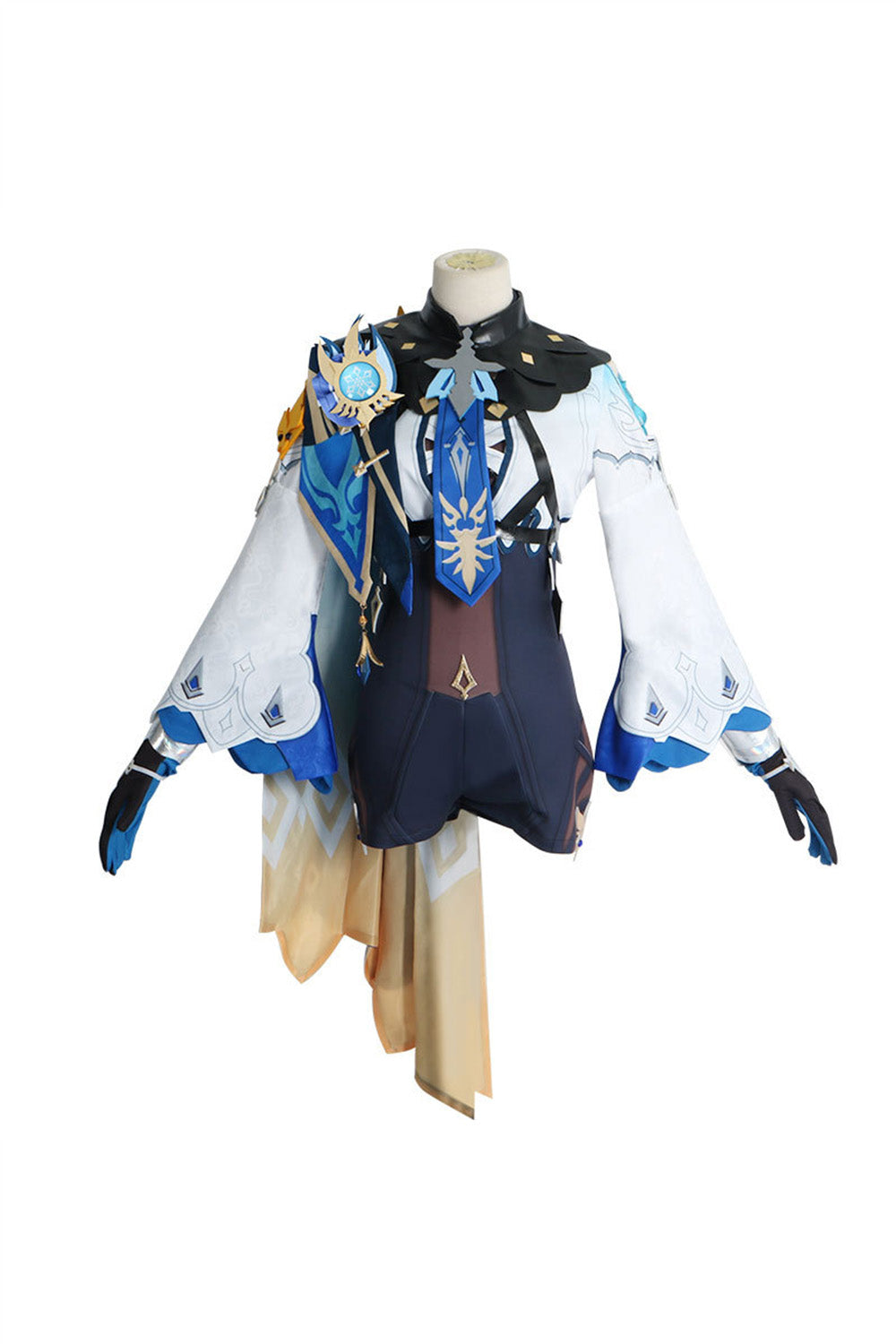 Spindrift Knight Cosplay Costume - Cryo Captain Elegant Dress