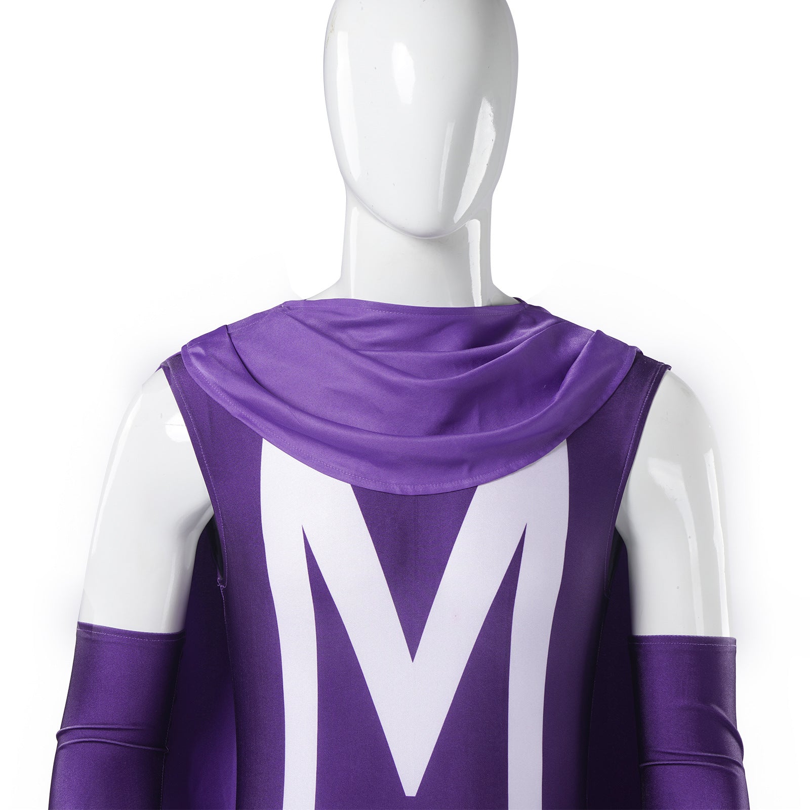 Master of Magnetism Cosplay Costume - Purple Helmet Villain Outfit