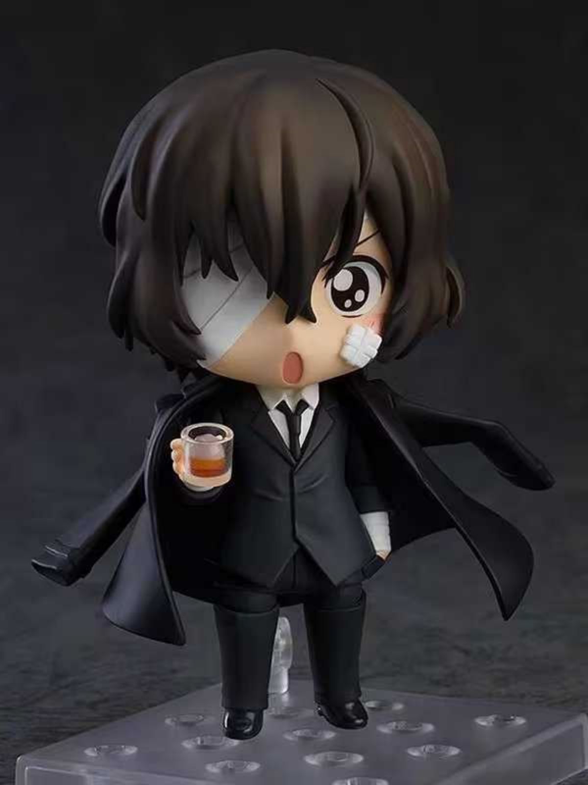 Bungo Stray Dogs Dazai Osamu Black Era Q Version Chibi Figure - Cute Collectible