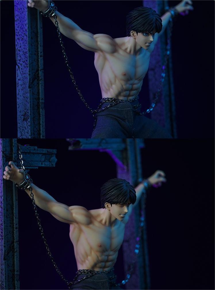 Attack on Titan Trapped Eren Yeager Figure - Crystallized Scene Collectible Statue