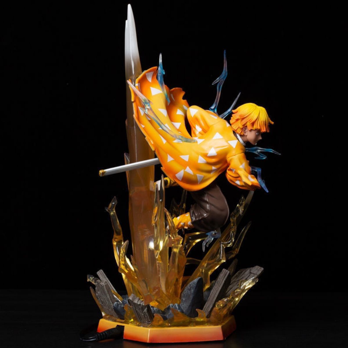 Demon Slayer Tanjiro Kamado Luminous LED Statue - 320mm Glowing Collectible