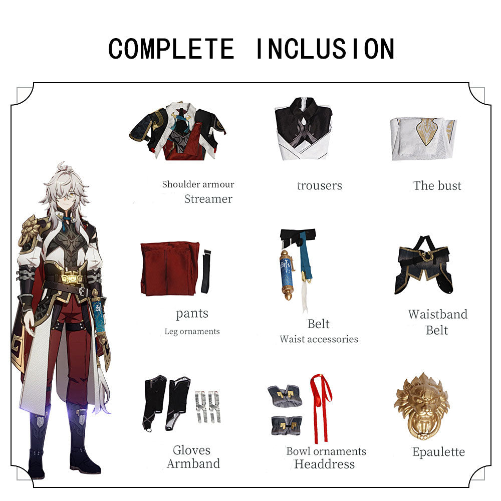 Jing Yuan Style Costume Sci-Fi Cloud Knight General Cosplay Outfit