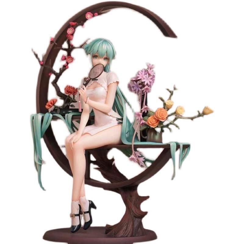 Hatsune Miku Shaohua Cheongsam Figure - Traditional Chinese Qipao Collectible