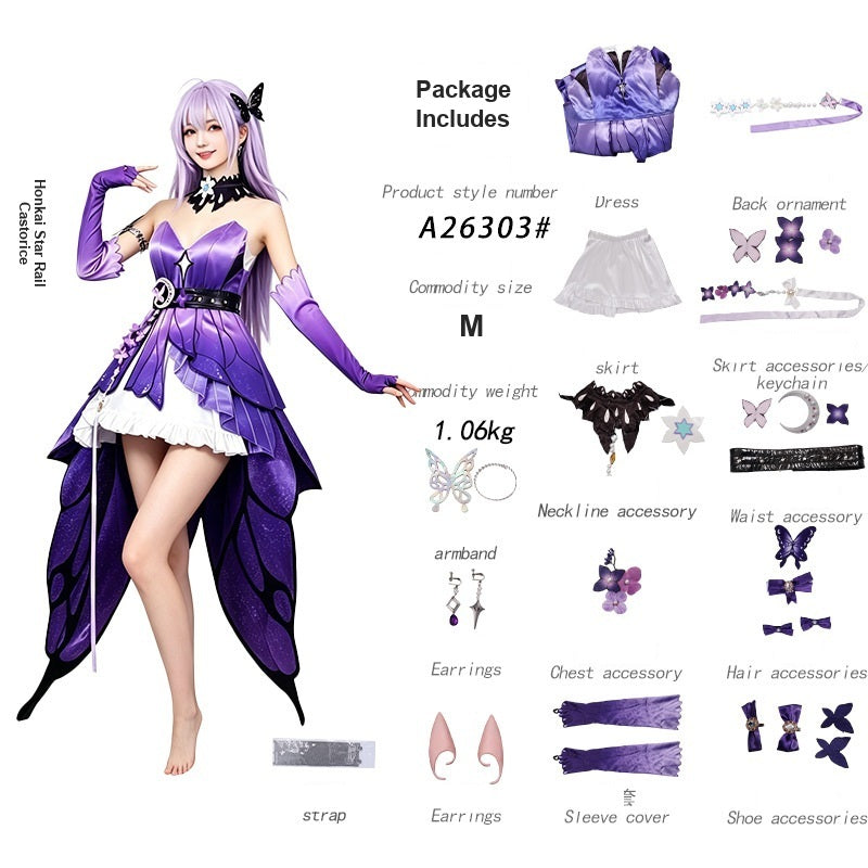 Honkai: Star Rail Style Costume Cosplay Xia Die Cosplay Costume