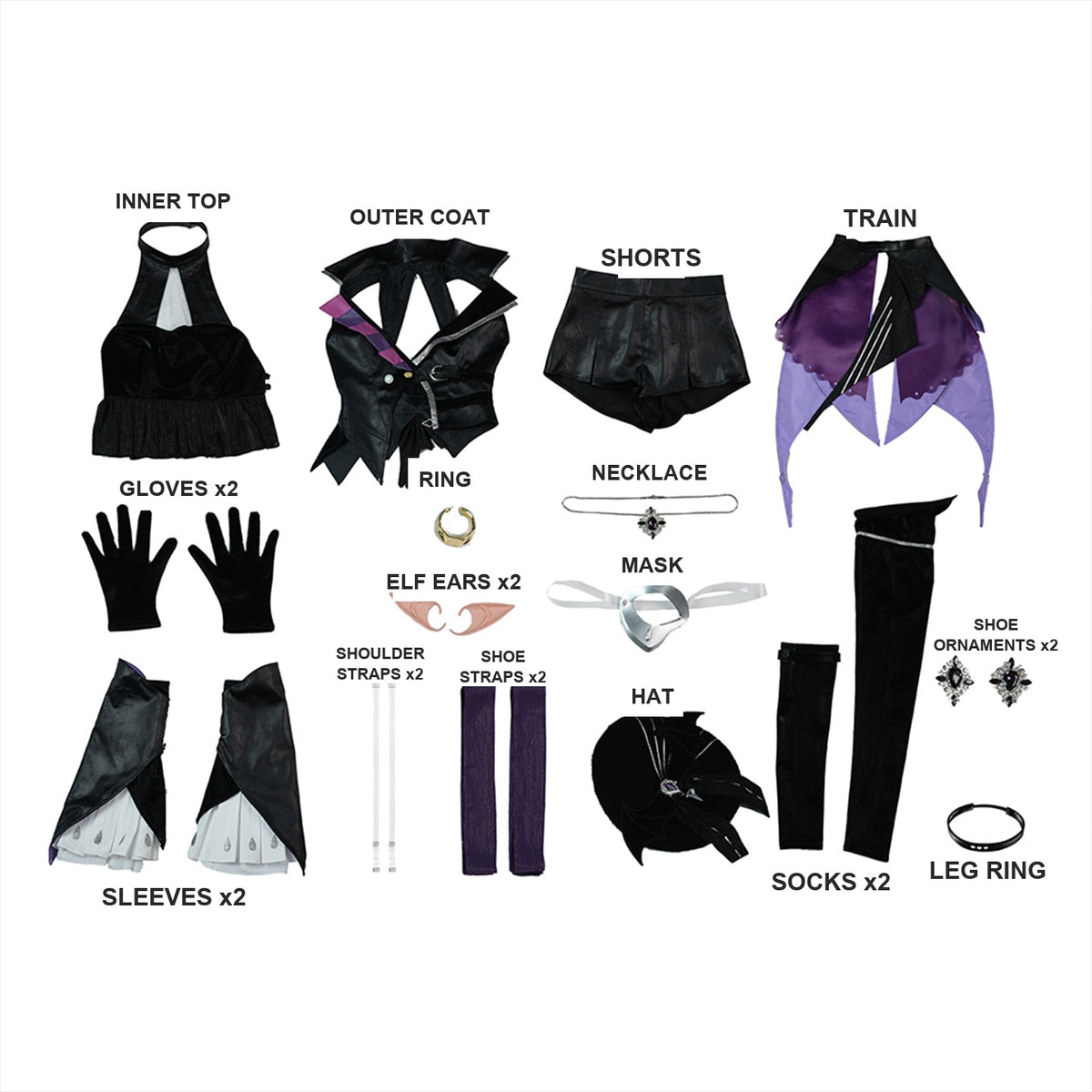 Zenless Zone Zero Style Costume Cosplay Vivian Cosplay Costume