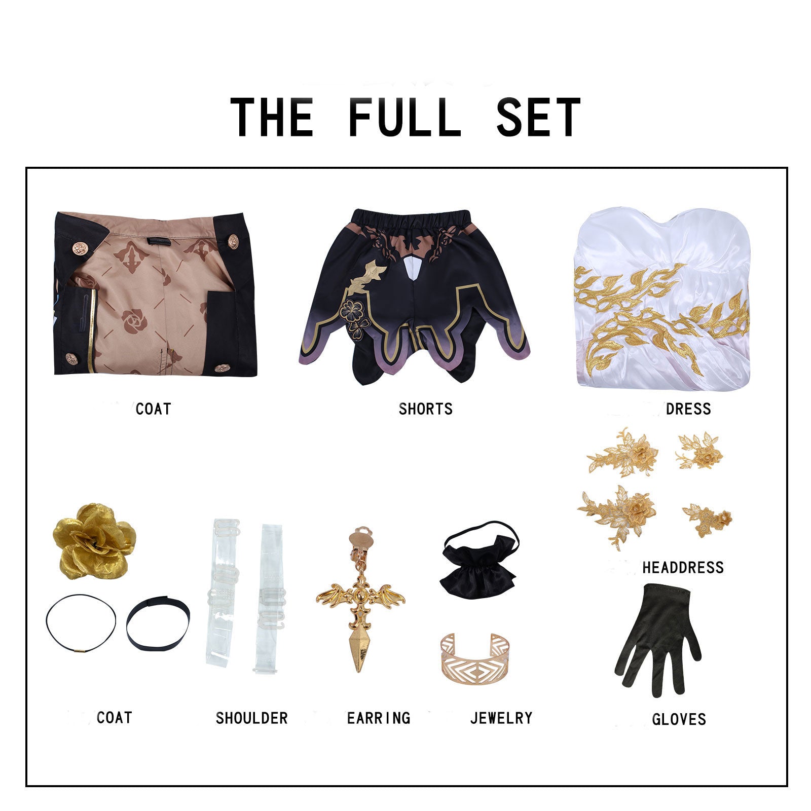 Himeko Style Costume Sci-Fi Space Navigator Cosplay Outfit