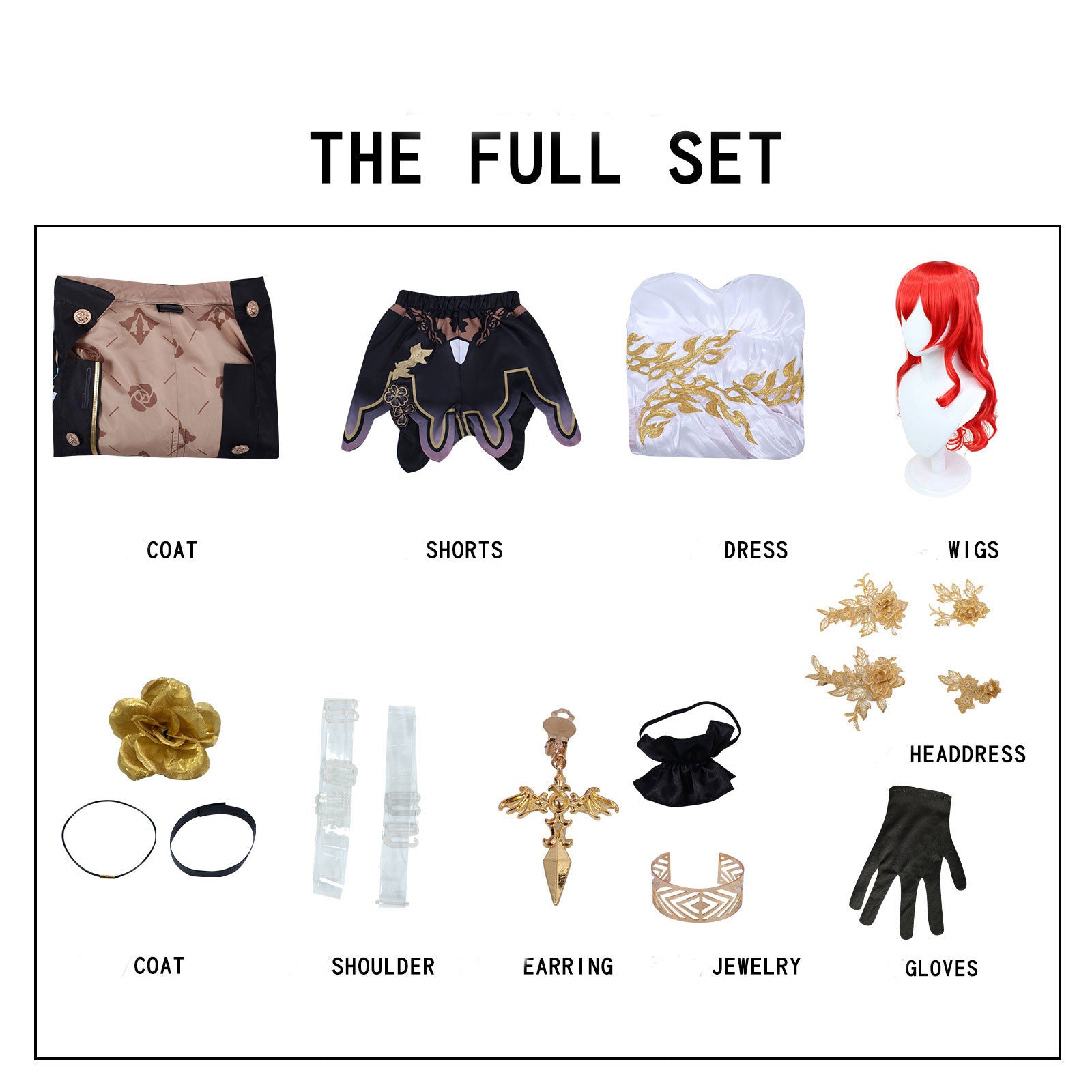 Himeko Style Costume Sci-Fi Space Navigator Cosplay Outfit