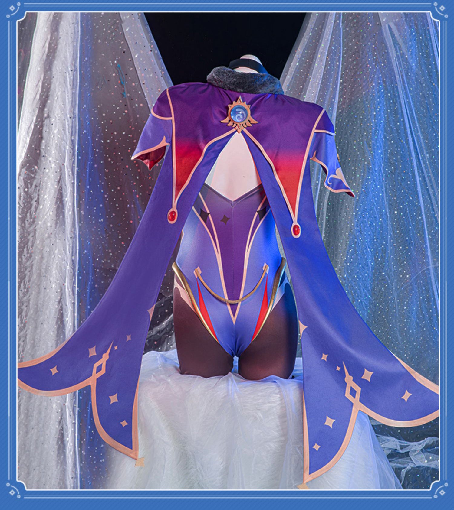 Astrologist Hydromancer Cosplay Costume - Blue Starry Outfit
