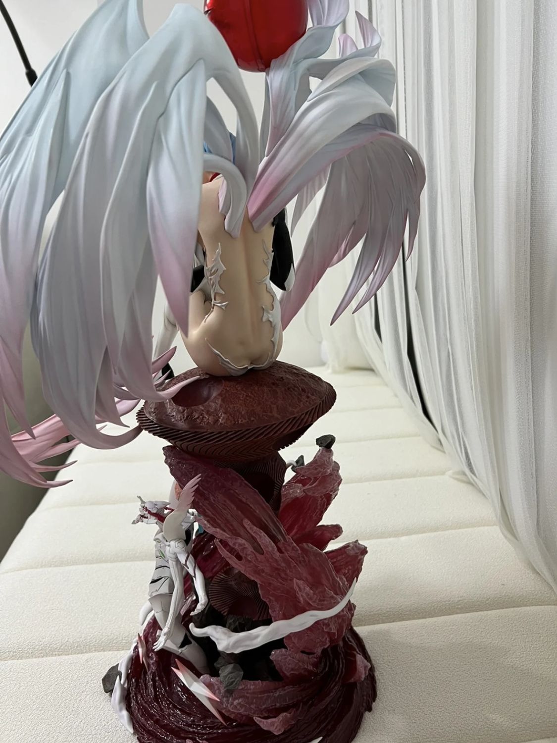 Evangelion Ayanami Rei Goddess Resonance Angel Figure - Premium EVA Collectible