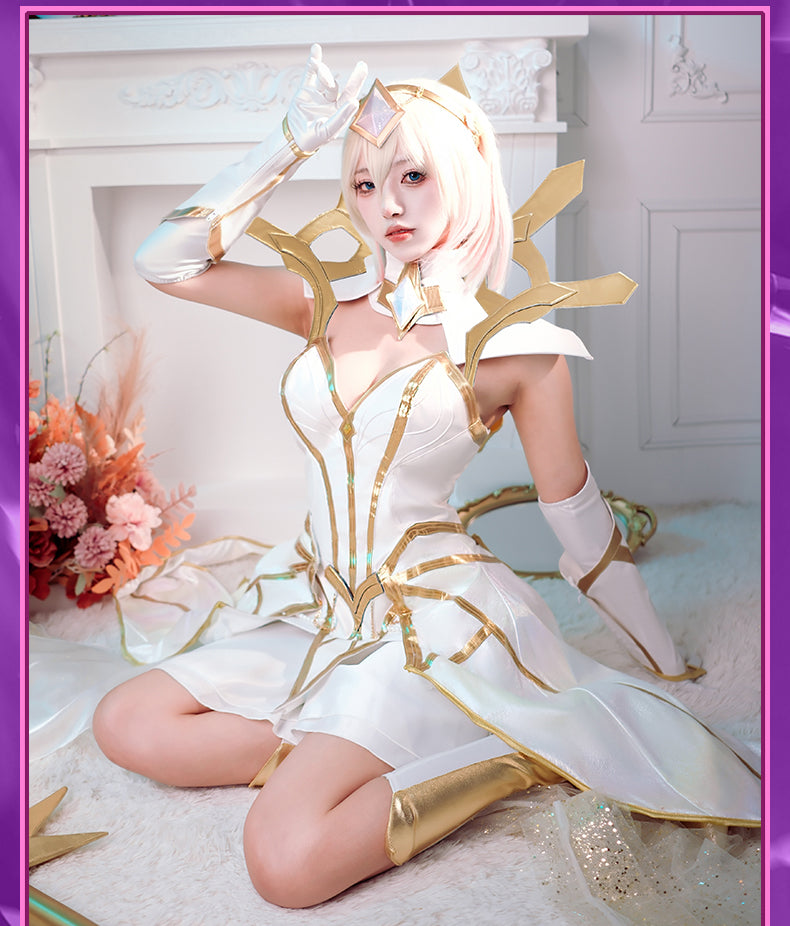 League of Legends Costume Elementalist Lux Cosplay Costume